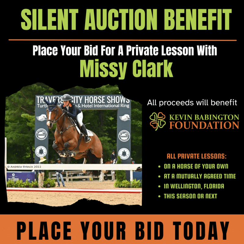 Place Your Bid For A Private Lesson With Missy Clark