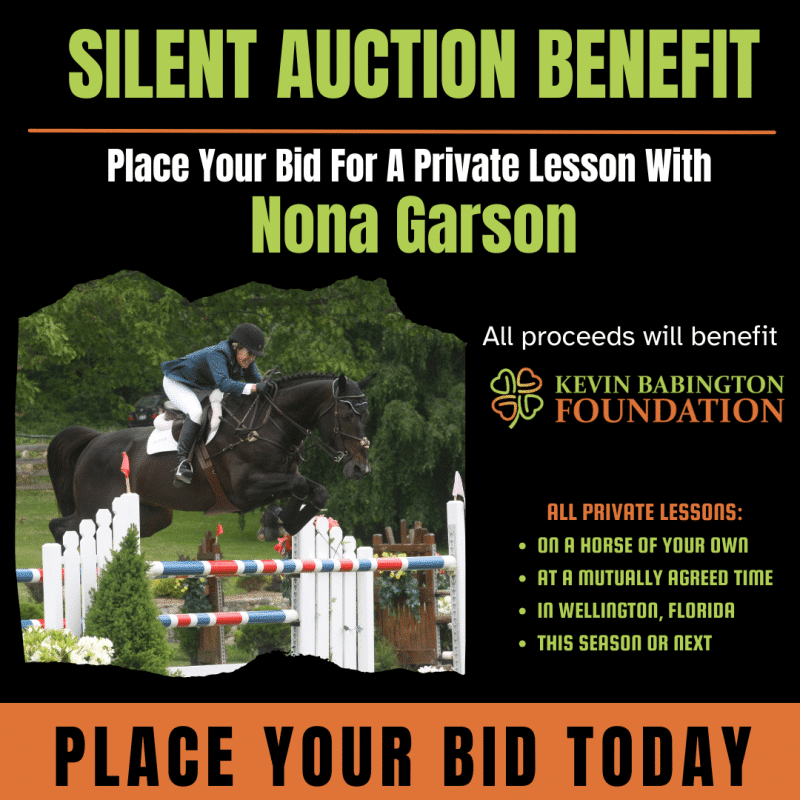 Place Your Bid For A Private Lesson With Nona Garson