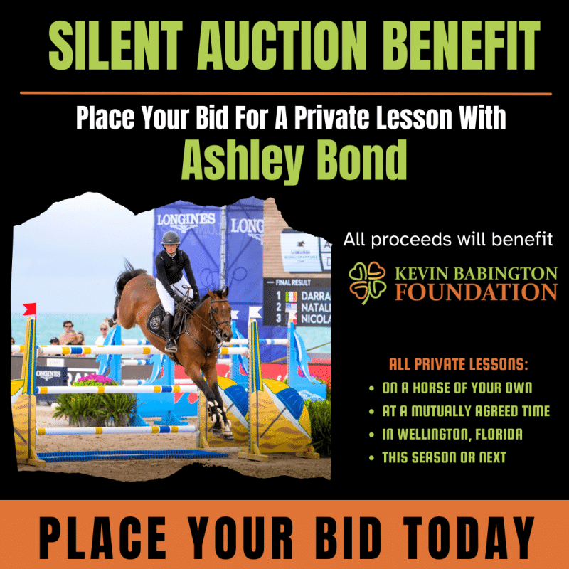 Place Your Bid For A Private Lesson With Ashley Bond