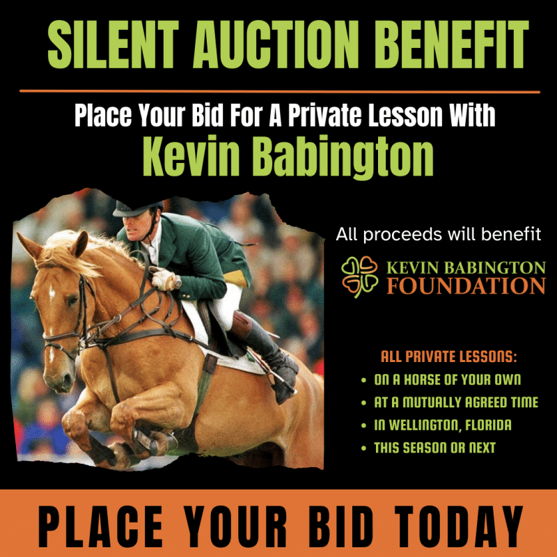 Place Your Bid For A Private Lesson With Kevin Babington