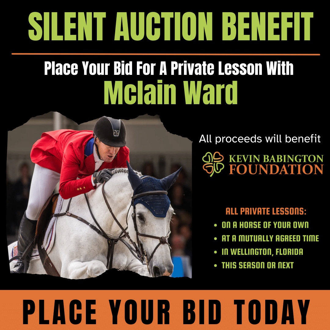 Place Your Bid For A Private Lesson With Mclain Ward