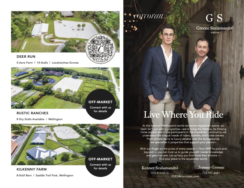 Sponsor Spotlight: Greene Scalamandré Group at the Corcoran Group Elevates the 1.30m Jumper Division at Silver Oak Jumper Tournament